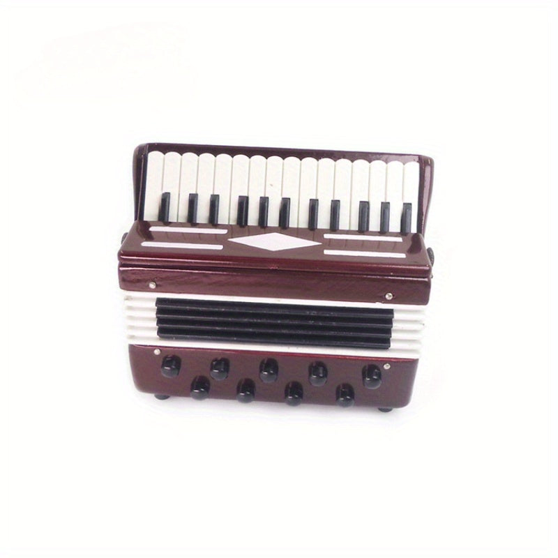 1:12 Dollhouse Accordion Realistic Musical Instrument Decor