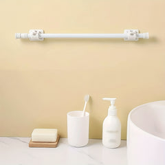 Adjustable Telescopic Door Curtain Rod For Clothes Shoes And Storage