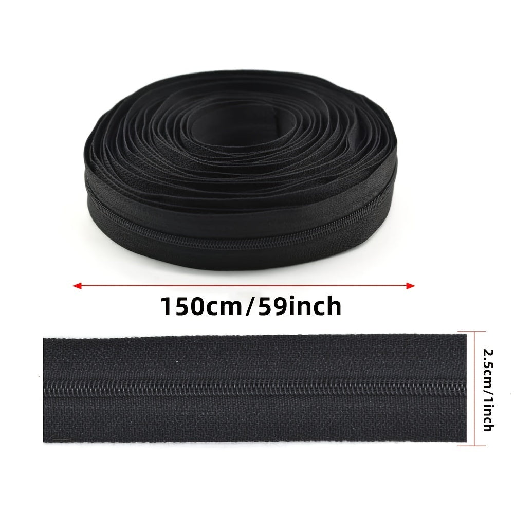 149 Nylon Coil Sewing Zippers with 6 Sliders