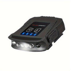 Clip On Hat Light Rechargeable LED Headlights Adjustable Hands-Free Flashlight