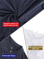 4 Pcs Quick Dry Soccer Kids Boys Jersey & Shorts & Socks & Knee Pads