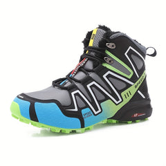 Men's Plush Lining Snow Boots Anti Slip Thermal Platform Winter Boots