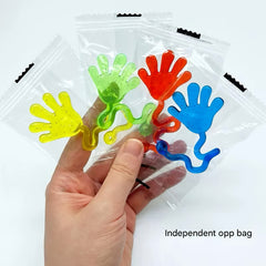 Adhesive Finger Toys Wall Climbing Game Colorful Hands Party Favors