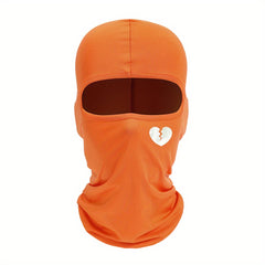 Love Print Outdoor Cycling Hat Sunscreen Windproof Balaclava