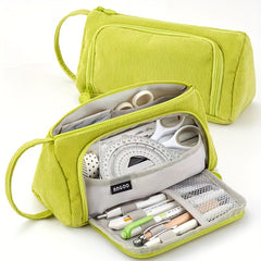 Canvas Pencil Bag for Middle School Students