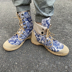 Men's Graffiti Style High Top Boots