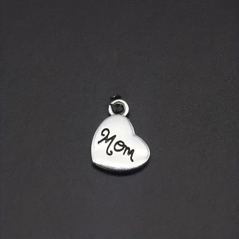 1pc DIY Retro Alloy Jewelry With Letter Pendant For Men