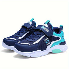 Boy's Chunky Colour Block Shoes Non Slip Soft Sole Sneakers