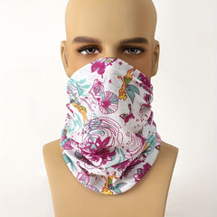 Men's Print Purpose Shawl Scarf Neck Gaiter