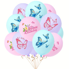 15pcs Butterfly Party Decorations Butterfly Balloons 30 12in Party Supplies