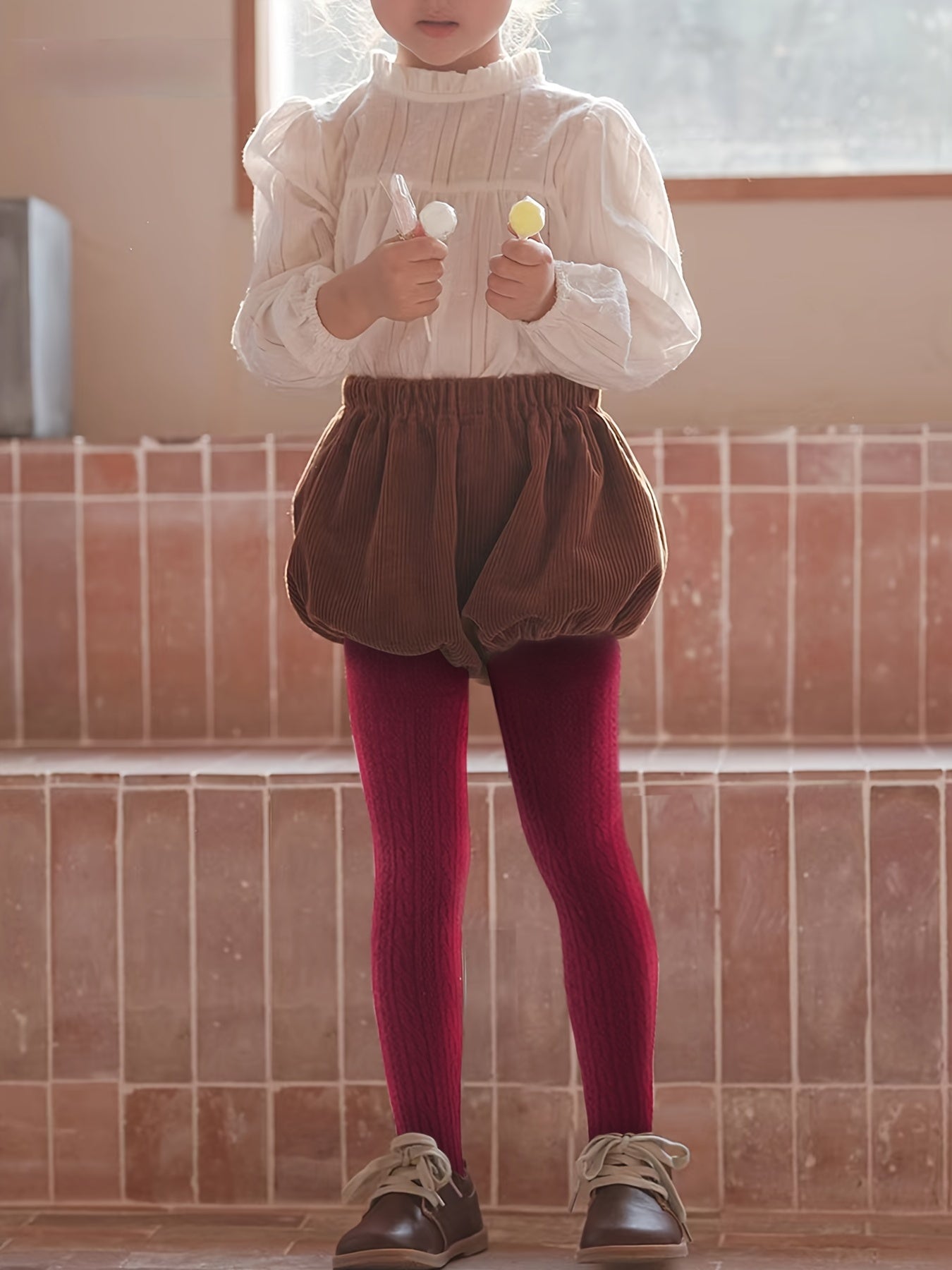Girls Warm Stretch Pantyhose Soft Tights Leggings Stockings