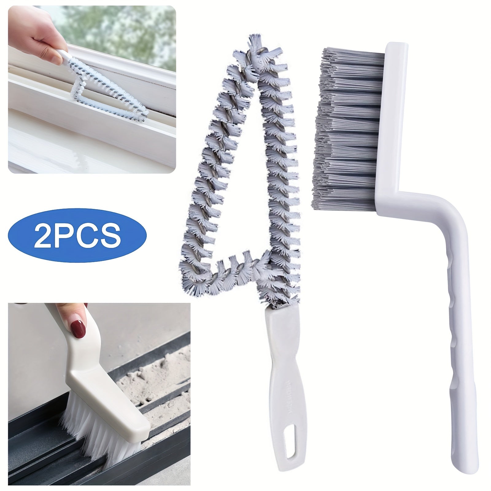 2pcs Window Cleaning Brush Kit for Sparkling Clean Home