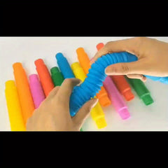 30pcs Decompression Tube Sensory Toys Extendable Stress Relief Party Favors