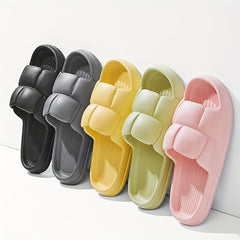 Flowers Platform Slides Non Slip Home House Shoes