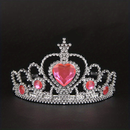 Rhinestone Tiara Crown Headband Hair Accessories For Women Girls Teens