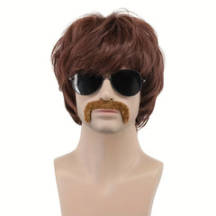 Men's Wig & Beard & Sunglasses Costume Accessories