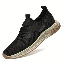 Men's Breathable Slip-On Sneakers with Shoelaces