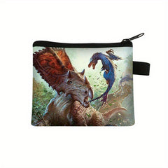 Dinosaur Coin Purse Cartoon Animal Mini Zipper Storage Bag Gift