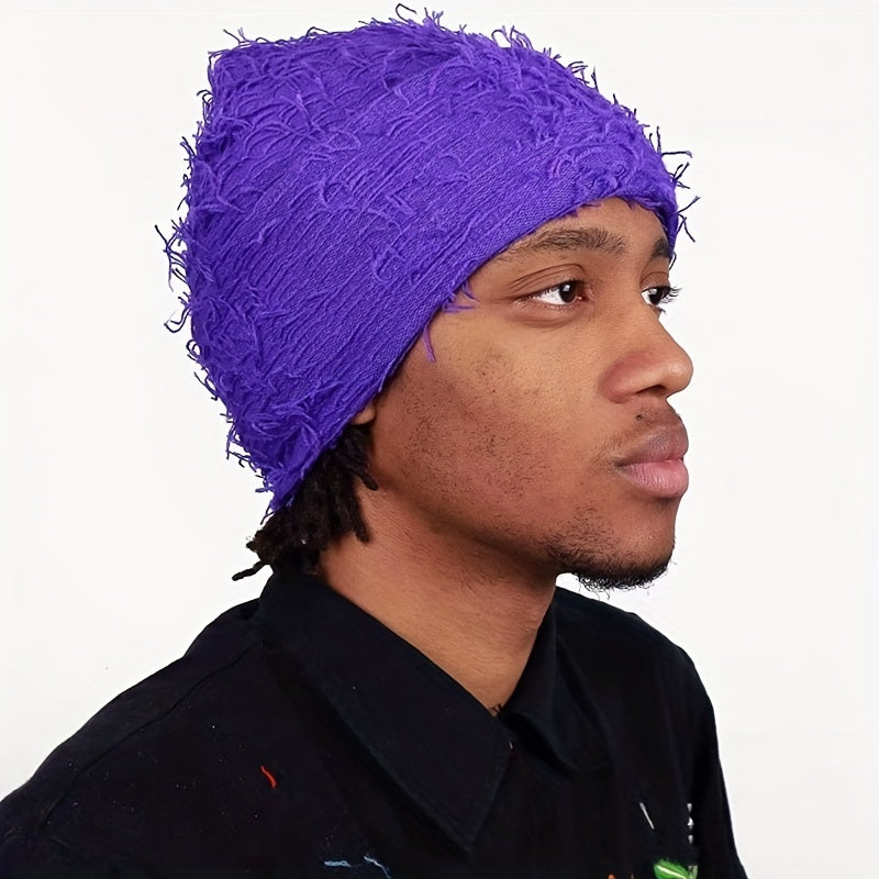 Camouflage Balaclava Hat Men Women Knitted Woolen Head Cover
