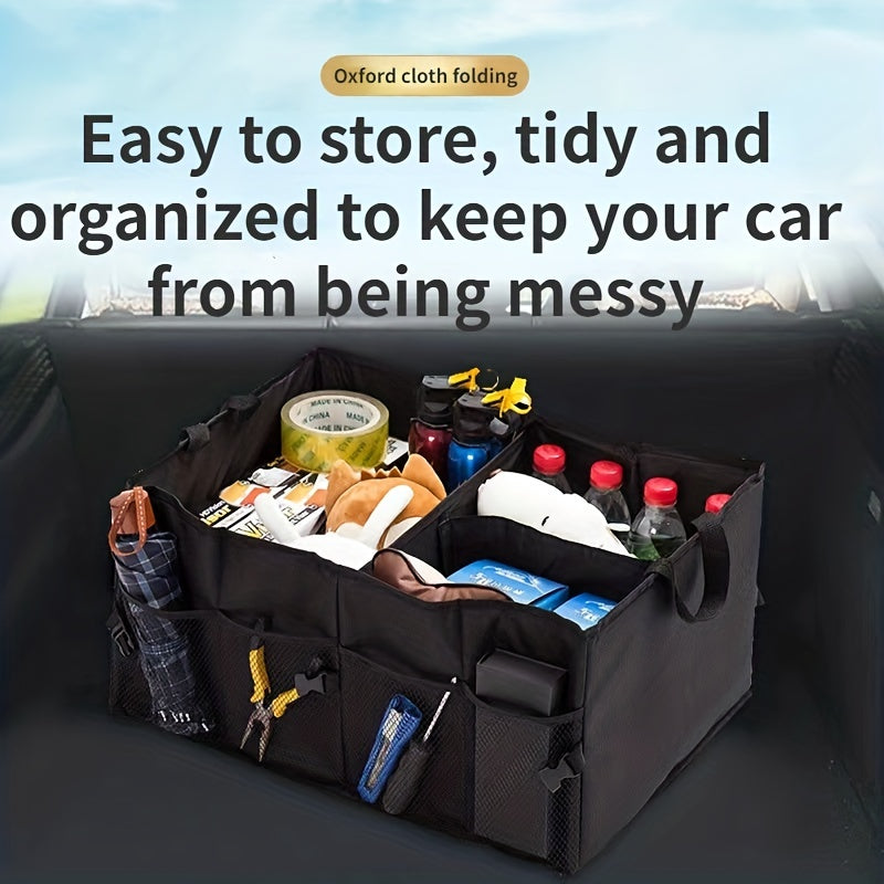 Folding Car Storage Box For Vehicles