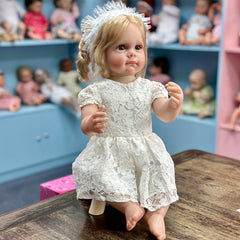 55 88 Cm Lifelike Reborn Doll Full Body Soft Enamel Simulative Doll