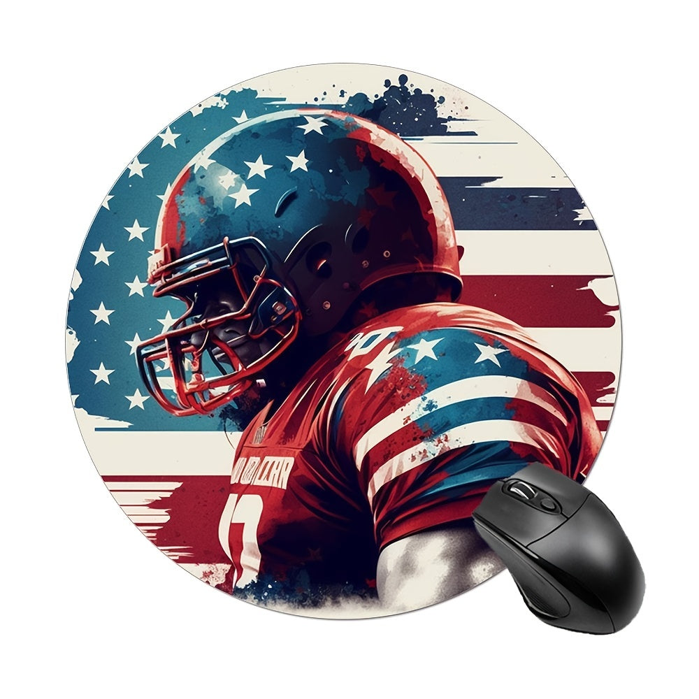 American Football Round Mouse Pad 7.87 Inches