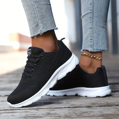 Breathable Low Top Sneakers Running Shoes Women's Footwear