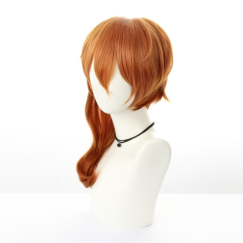 Men's Funky Orange Red Wig Headgear