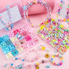 24 Grids DIY Accessory Kit Bead String Tools Girls' Craft Set