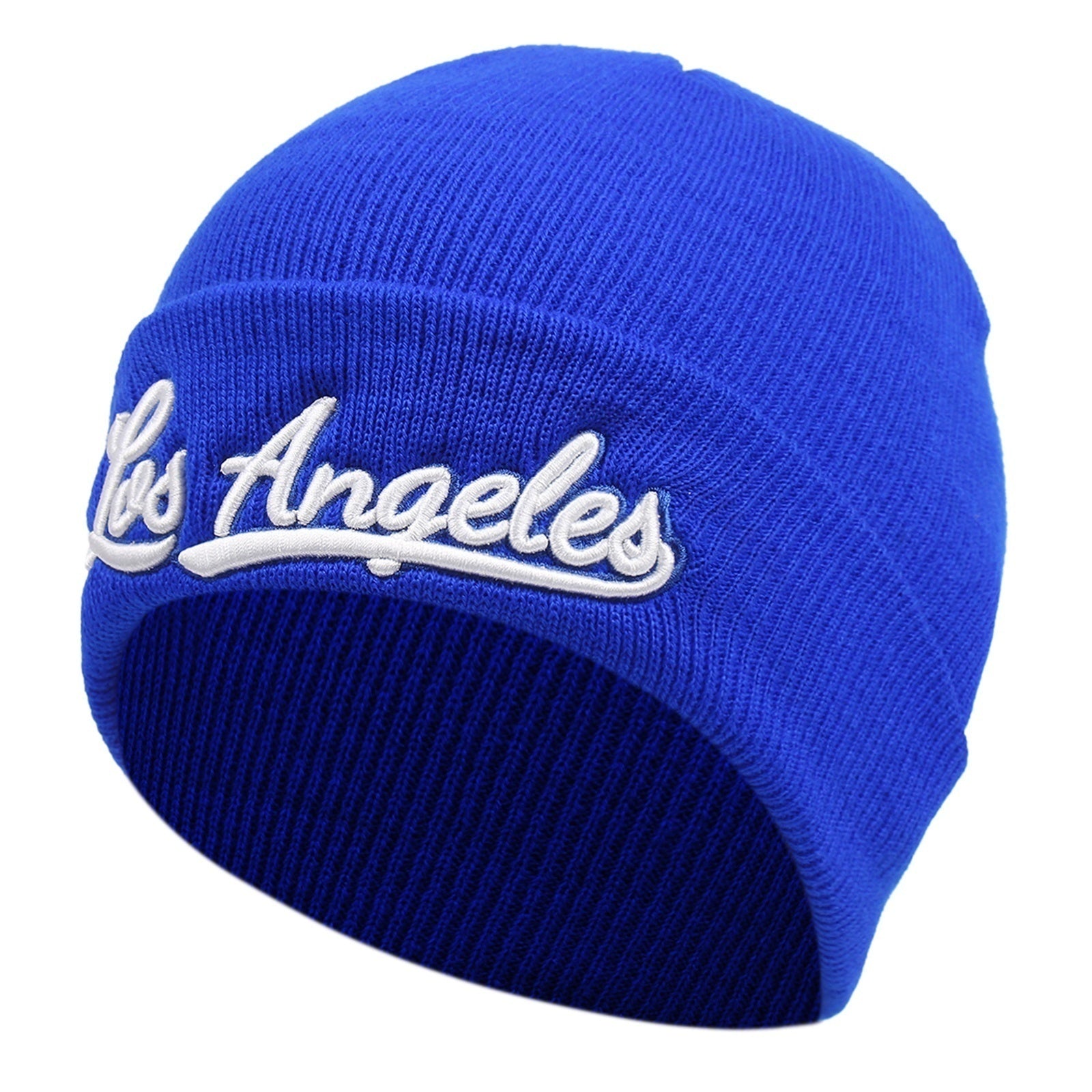 Men's Embroidered Wool Knit Hat