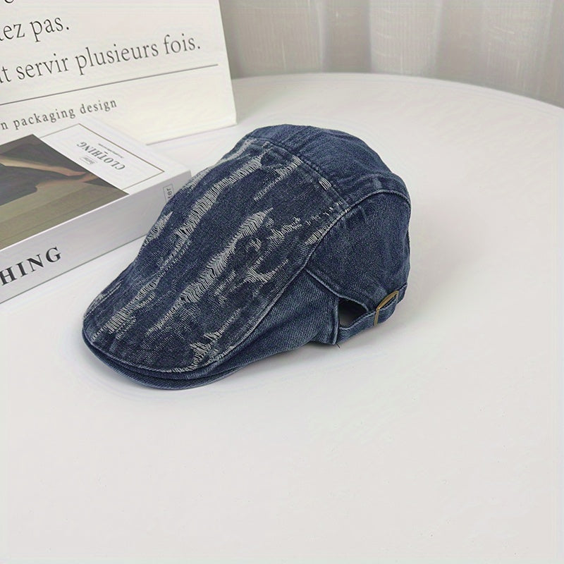 Old Duck Hat Short Brim Cowboy Beret Female Outdoor Summer Sun Shade Hat