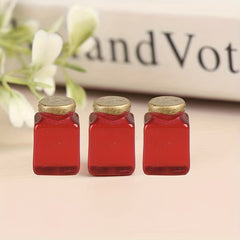 DIY Dollhouse Accessories Set - Jam Jars and Honey Jars for Kitchen Decor