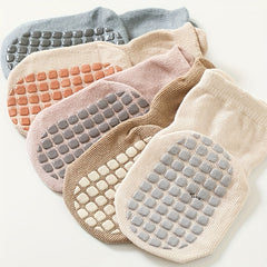 2pairs Baby Girls Kids Floor Socks Comfy Non slip Bottom Trampoline Socks