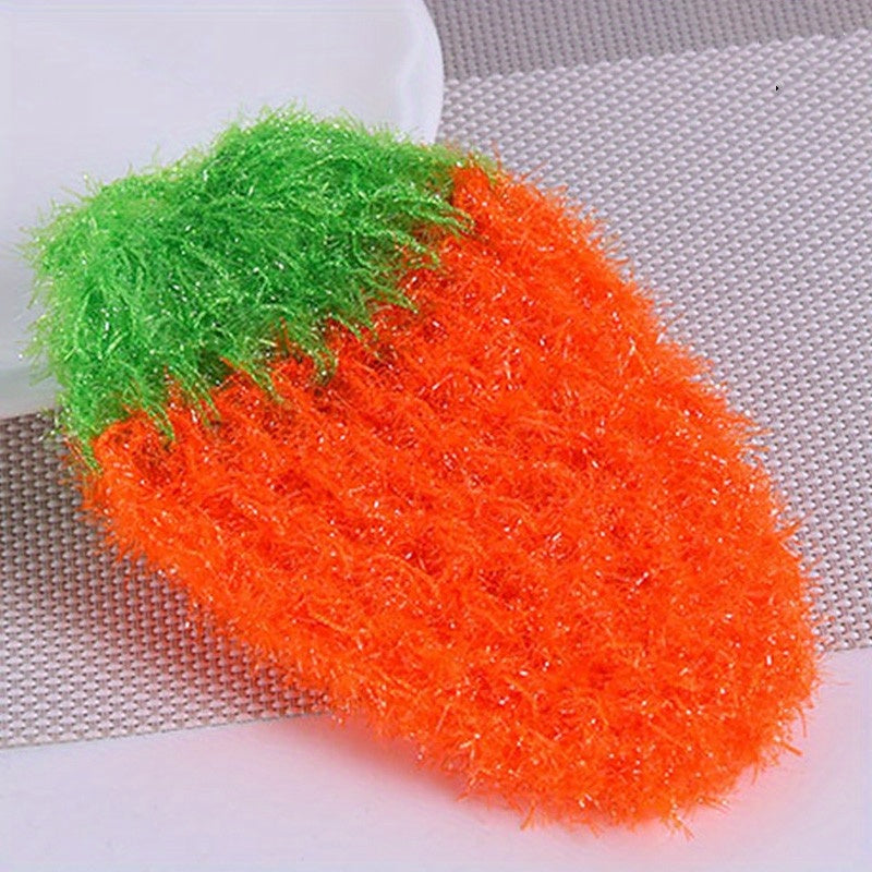 Soft Strawberry Dishcloth for Kitchen Cleaning