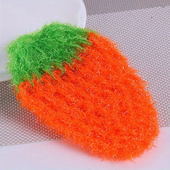 Soft Strawberry Dishcloth for Kitchen Cleaning