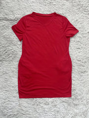 V-Neck Stretch Dress with Pockets
