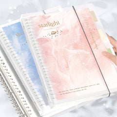 A5 B5 54 Sheets PP Multicolor Coil Loose leaf Notebook