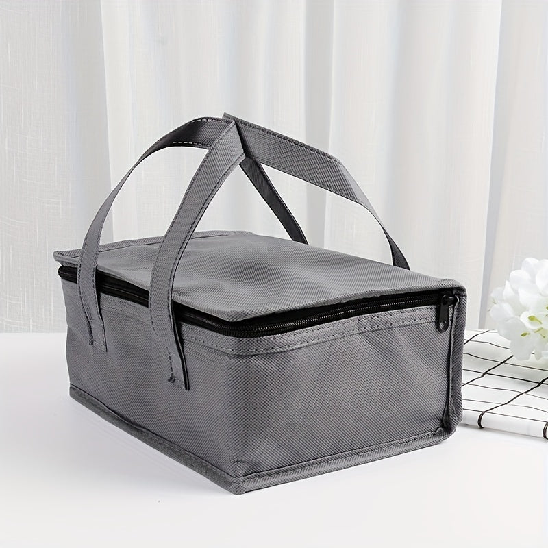 Foldable Insulated Lunch Bag Reusable Cooler Lunch Box Waterproof Bento Bag