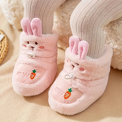 Baby Boys Warm Fleece Indoor Walking Boots