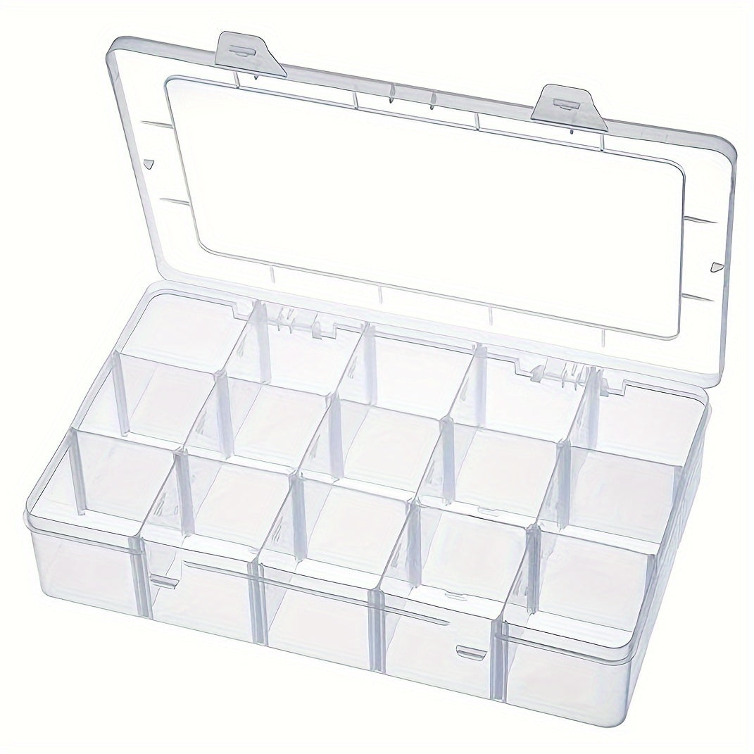 15 Grid Adjustable Plastic Storage Box Room Decor