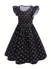 Girls Halloween Princess Dress Cosplay Costume Outfit