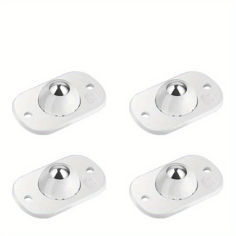 Set of 4 Self Adhesive Caster Wheels Mini Swivel Wheels 360 Degree