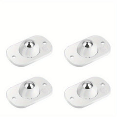 Set of 4 Self Adhesive Caster Wheels Mini Swivel Wheels 360 Degree