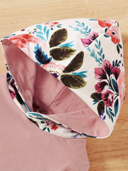 Flower Print Long Sleeve Baby Girl Set