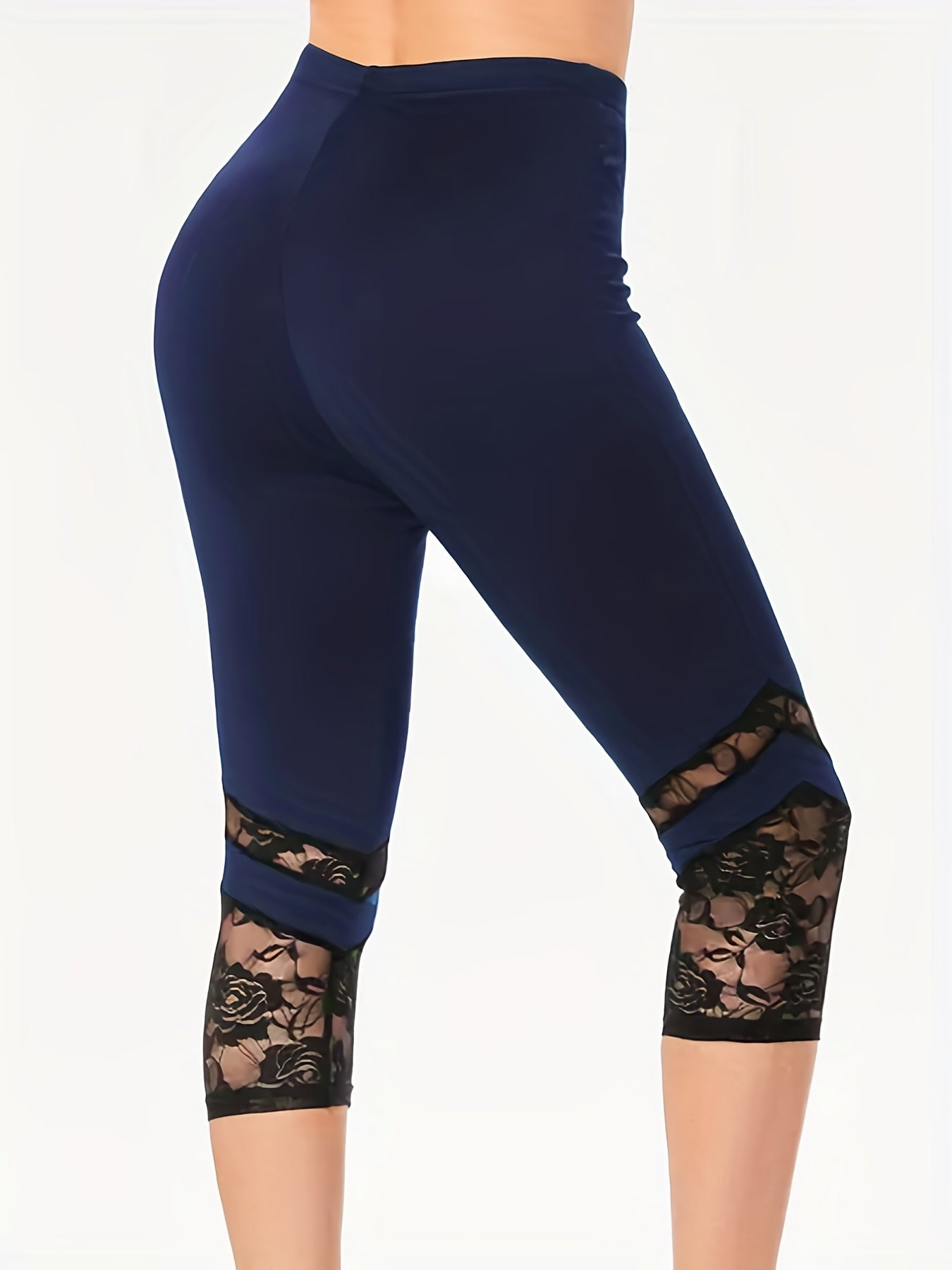 Women's Lace Elastic Skinny Leggings