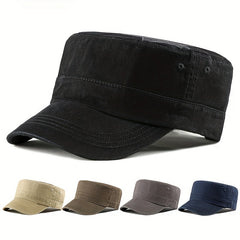 Vintage Flat Cap Breathable Baseball Duck Cap Sun Protection Hat
