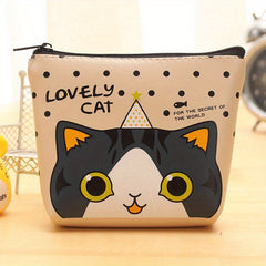 Cartoon Cat Coin Purse for Girls