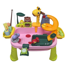 Giraffe Play Sink with Running Water Kitchen Sink Toys for Toddlers