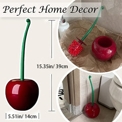 Creative Toilet Brush With Holder Bowl&Long Handle Bathroom Cleaning Tool