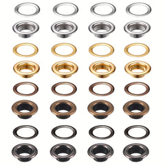 100Sets Grommet Kit Eyelets w/ Install Tool Kit for Crafts B
